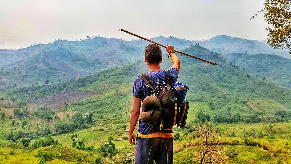 hiking in cambodia