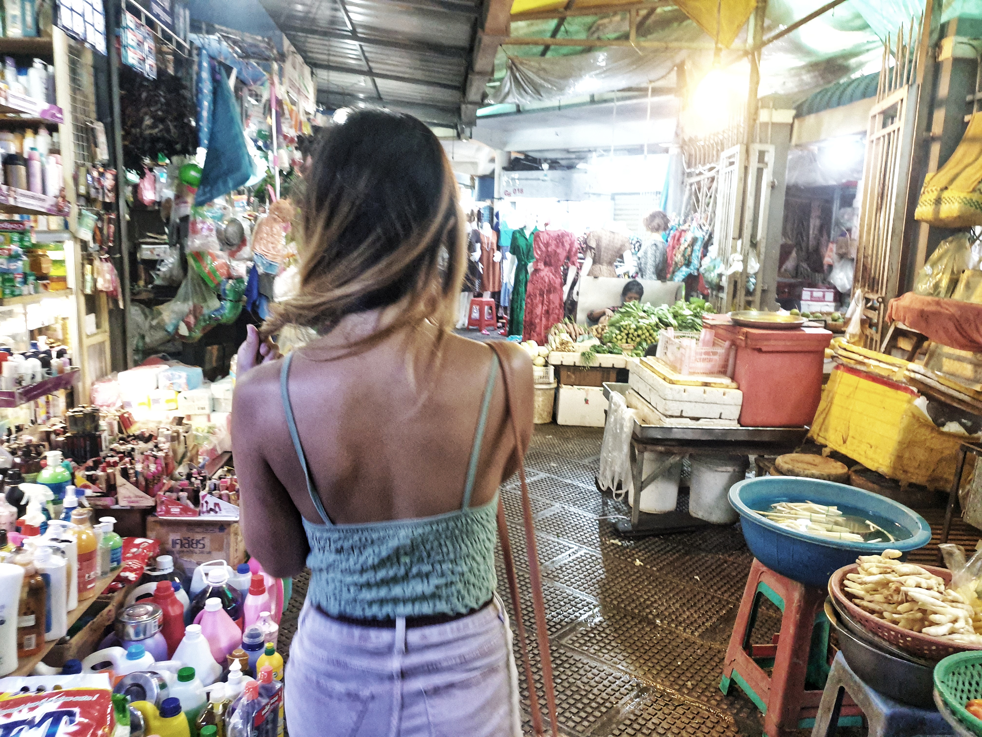central market, Phnom Penh, Cambodia