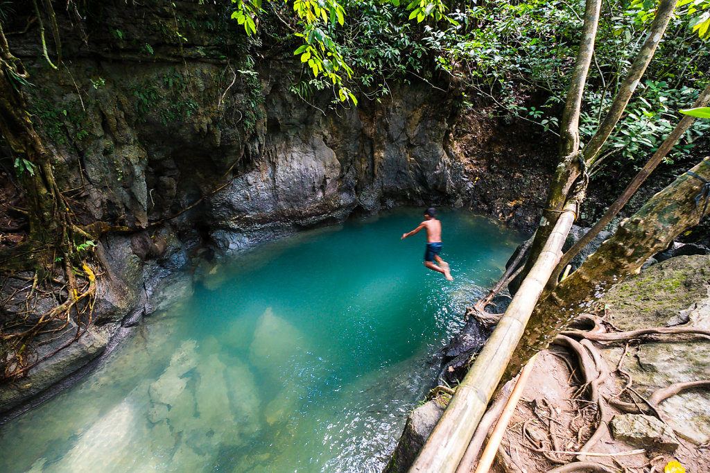 tayangban cave and lagoon, philippines