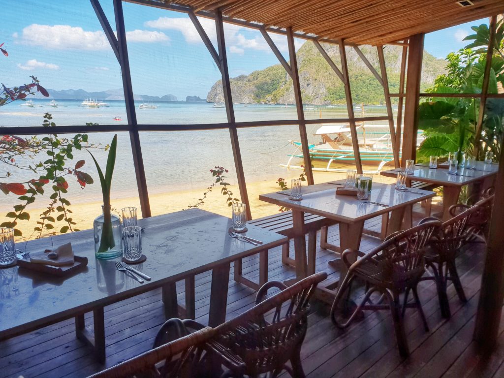 Frangipani El Nido restaurant