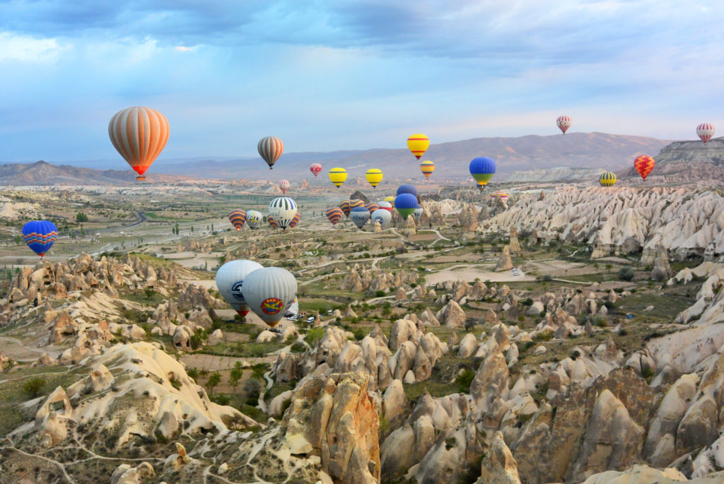 hot air ballooning in Cappadocia