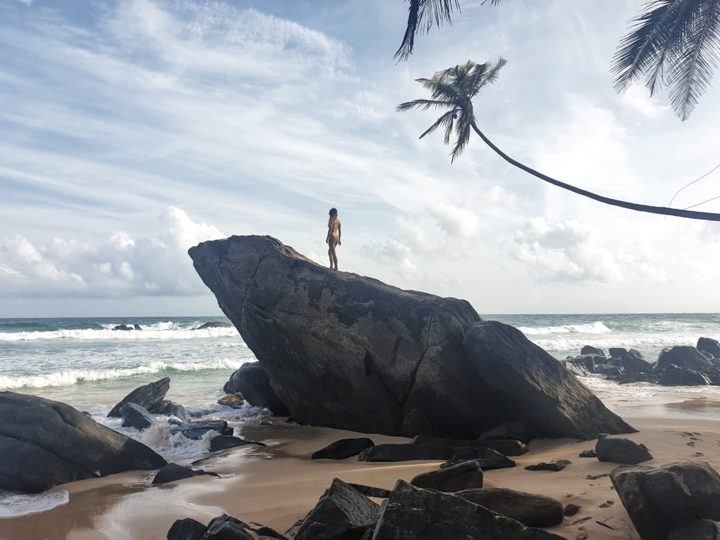 Frog rock, Unawatuna, Sri Lanka