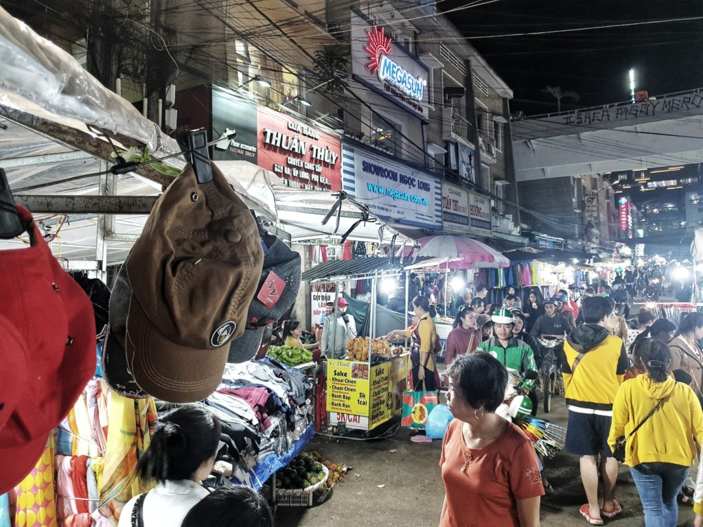 Dalat night market, Dalat, Vietnam