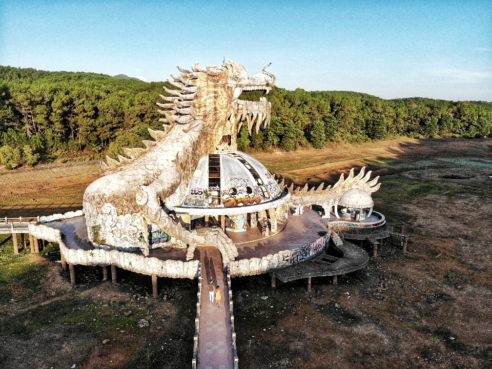 Abandoned water park, Hue, Vietnam