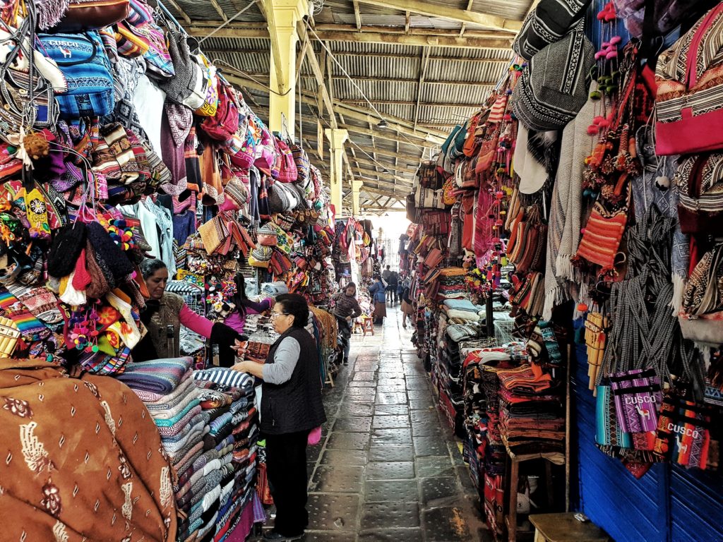 san Pedro market, Cusco, peru