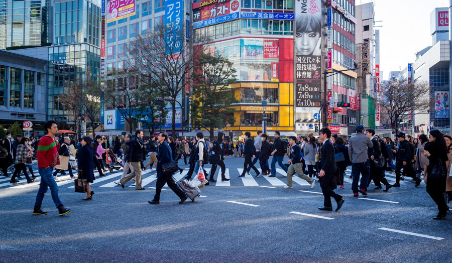 Shibuya Crossing, Tokyo, Japan