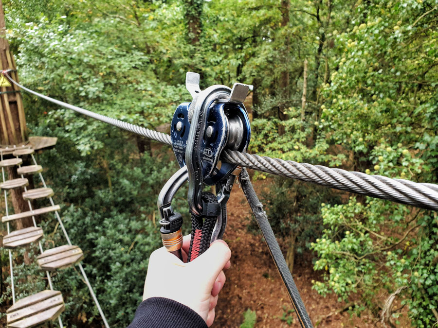 GoApe, Mallards Park, Forest of Dean, England, UK