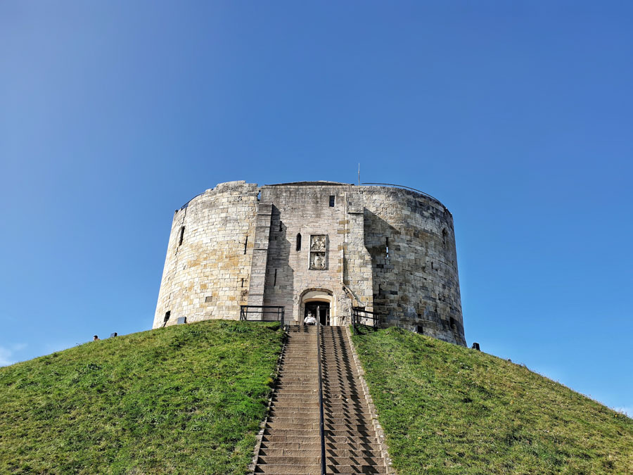 Cliffords Tower, York, Yorkshire, England, UK