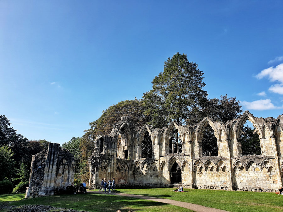 St Mary's Abbey, York, Yorkshire, England, UK