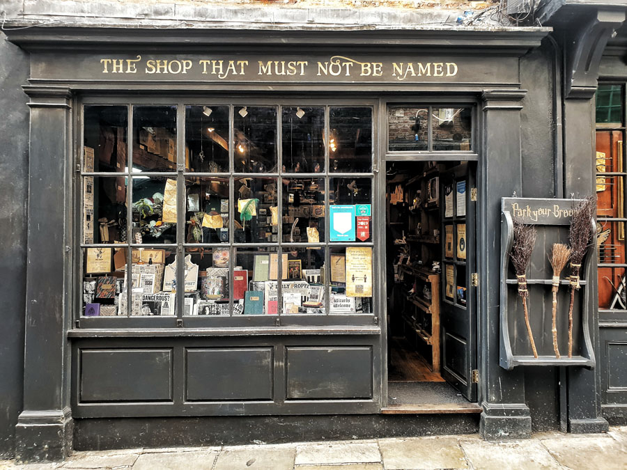 The Shop That Must Not Be Named, The Shambles, York, Yorkshire, England, UK