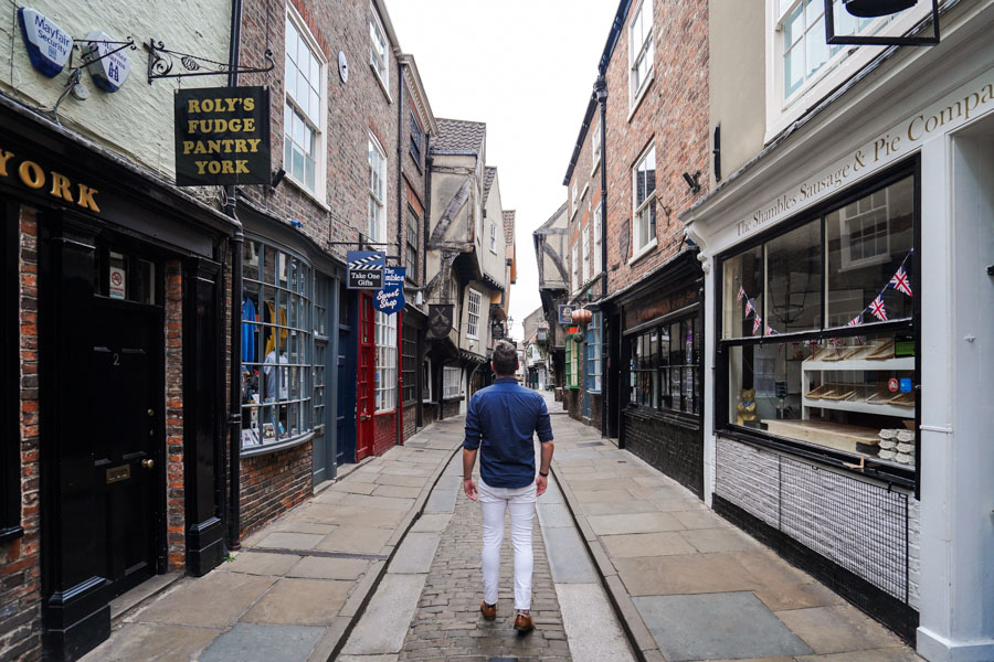 The Shambles, York, Yorkshire, England, UK