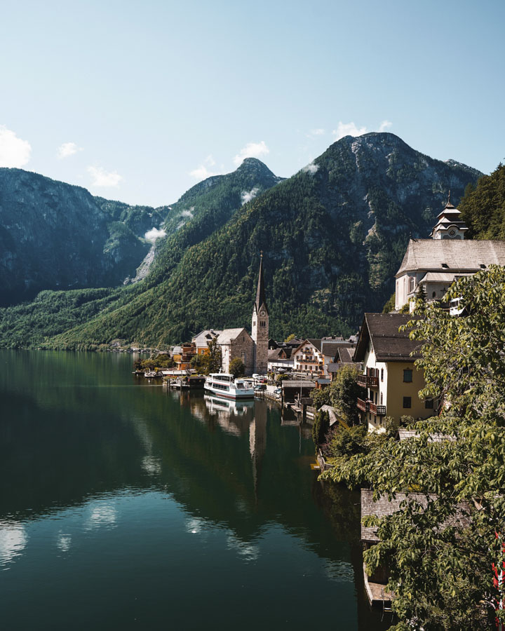 Halstatt Church, Halstatt, Austria, Europe