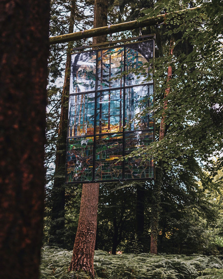 Beechenhurst, Sculpture Trail, Cathedral Sculpture, Forest of Dean, Wales