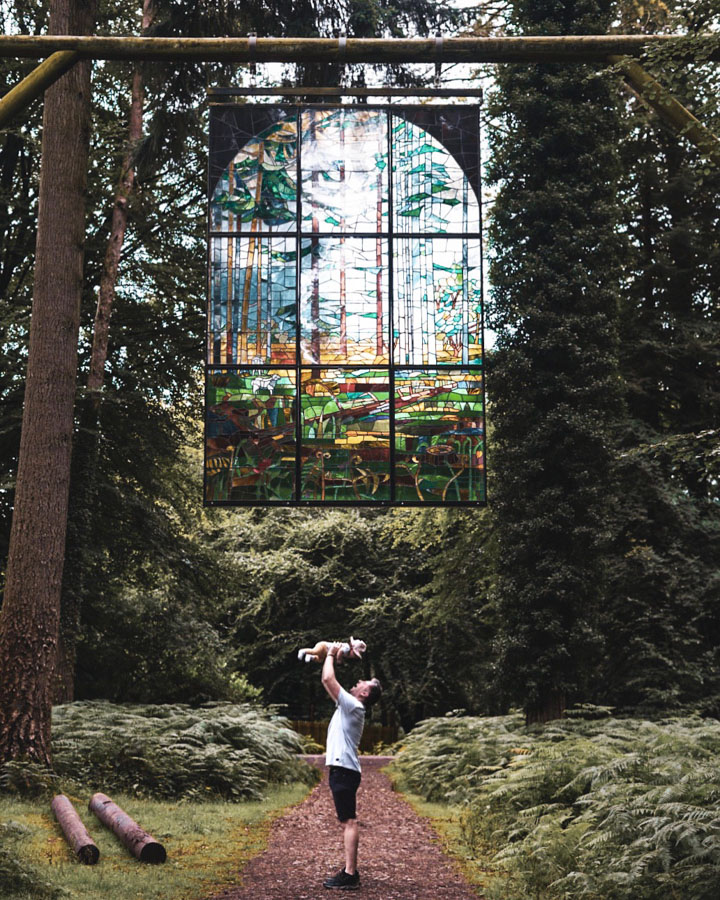 Beechenhurst, Sculpture Trail, Cathedral Sculpture, Forest of Dean, Wales