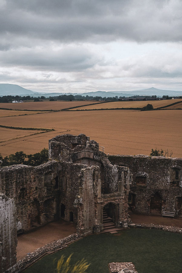 Raglan Castle, Forest of Dean, Wye Valley, Wales